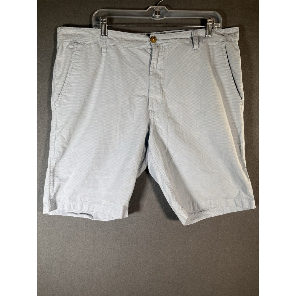U.S. Polo Assn Chino Shorts Mens W40 Light Blue Striped